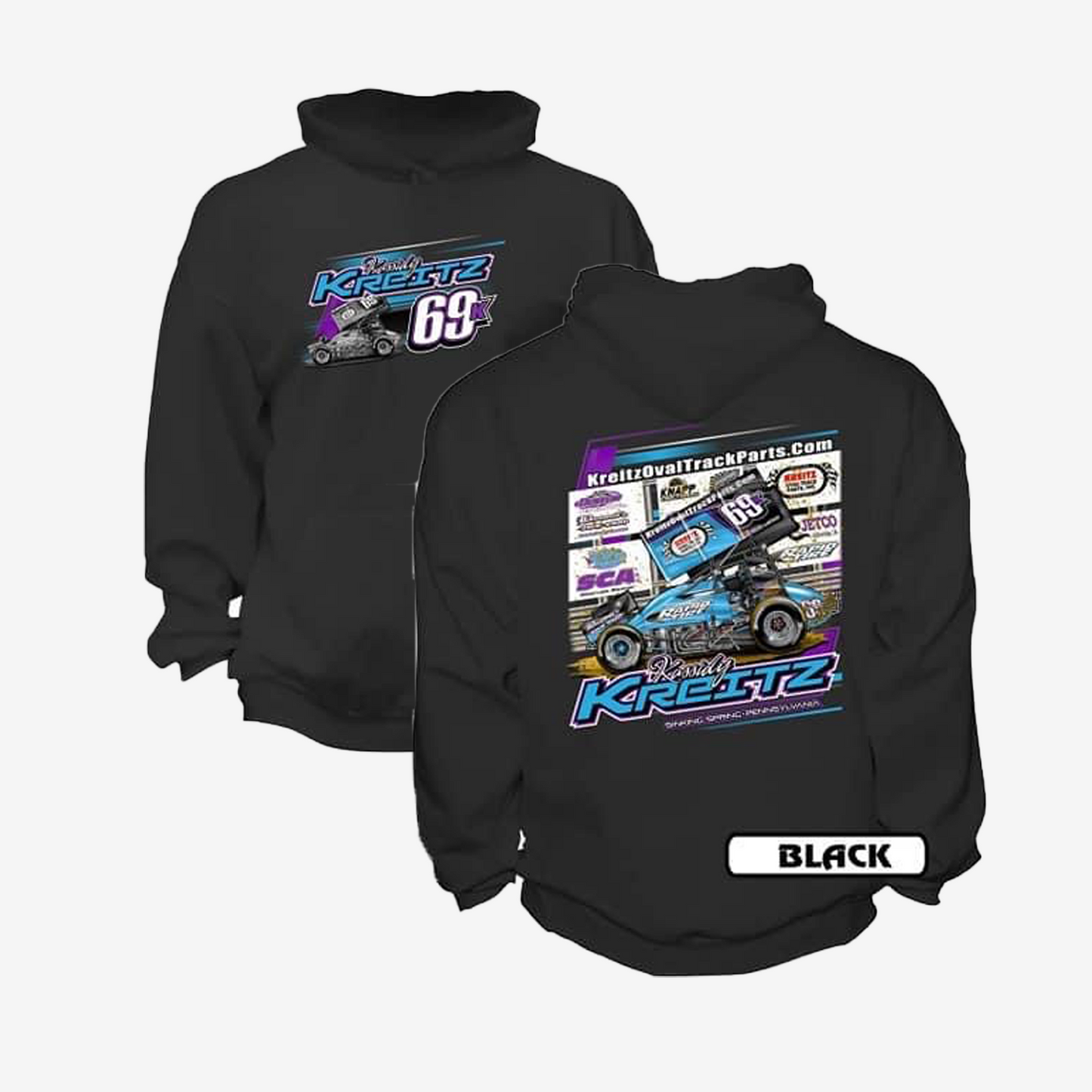 Billboard Graphic Hoodie - Black