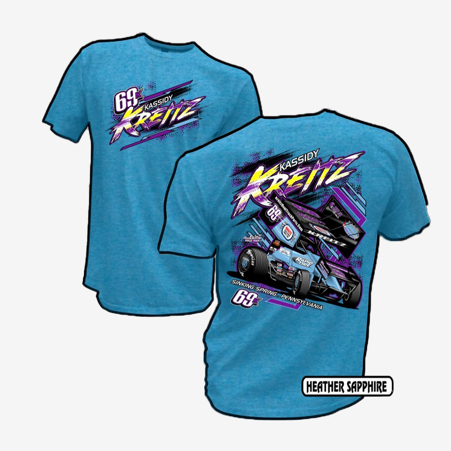 2022 Heather Blue T-Shirt