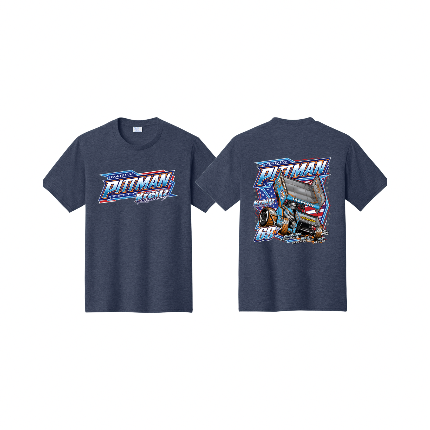Daryn Pittman 2026 Tour T-Shirt - Blue *Pre-Order*