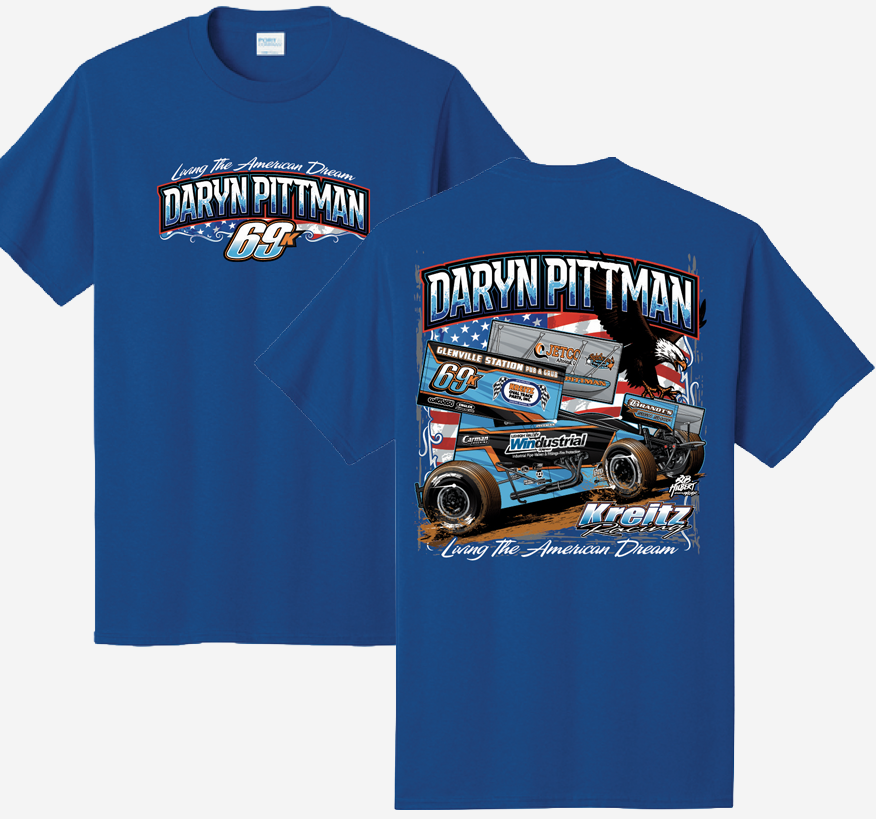 Daryn Pittman 2026 American Dream T-Shirt - Royal