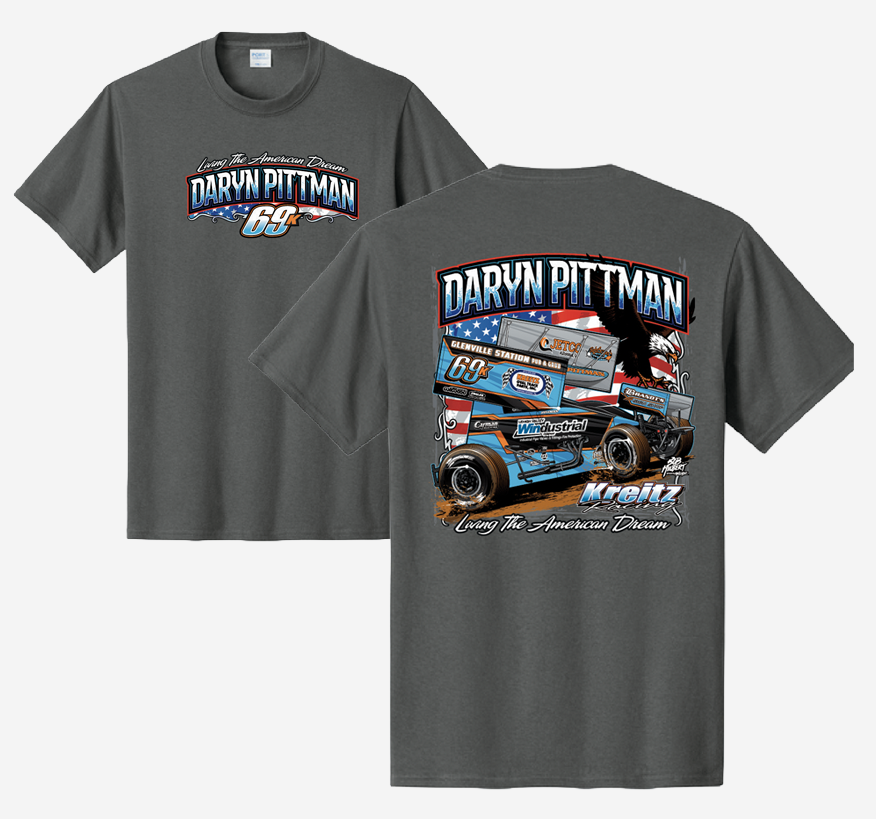 Daryn Pittman 2026 American Dream T-Shirt - Charcoal