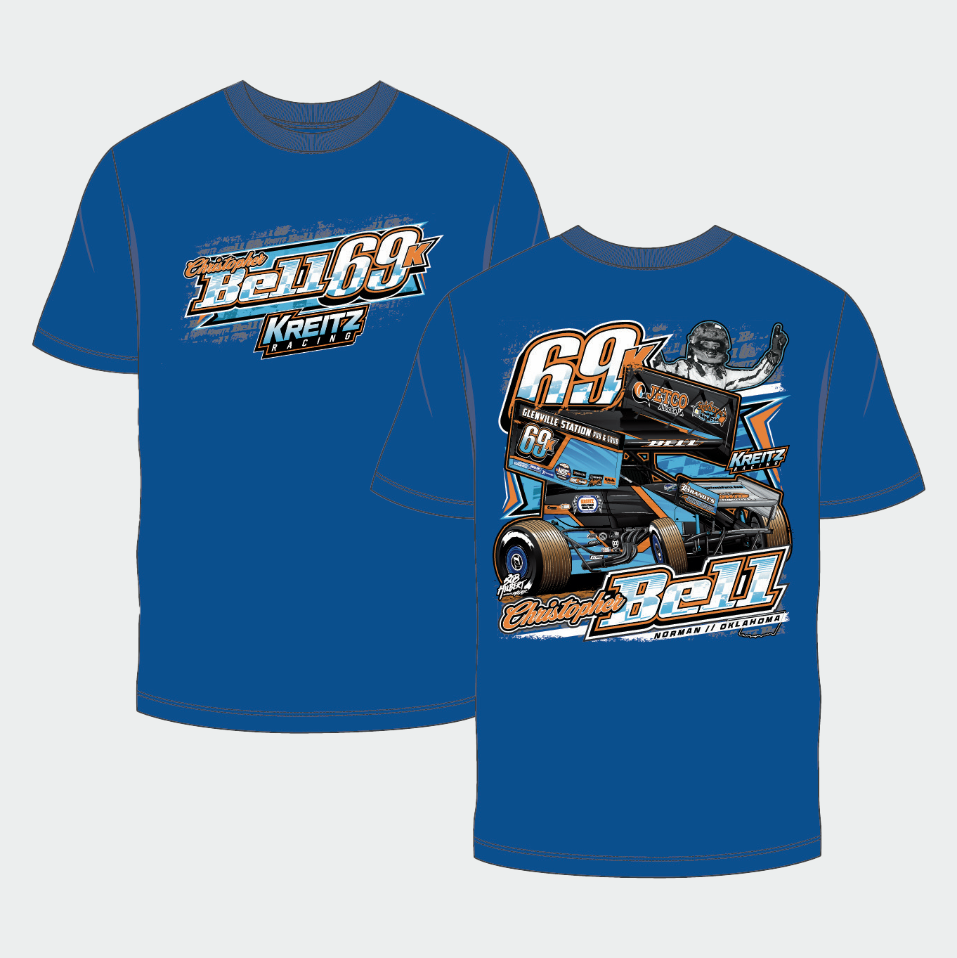 Christopher Bell T-Shirt - Blue *PREORDER*