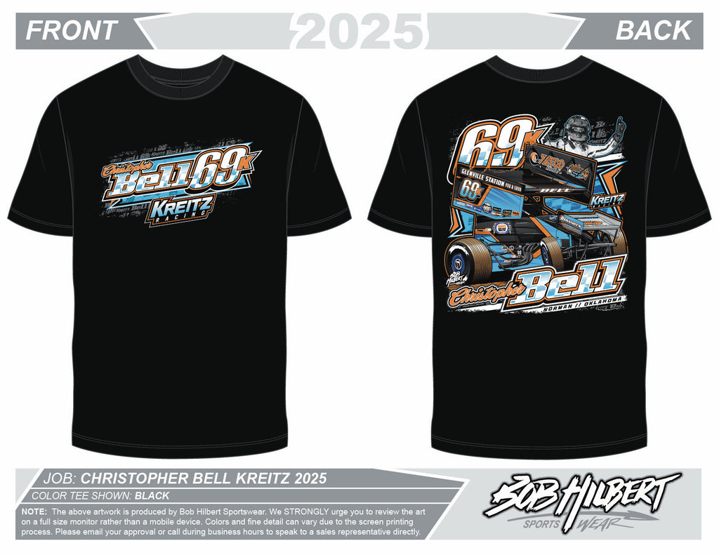 Christopher Bell T-Shirt - Black *PREORDER*