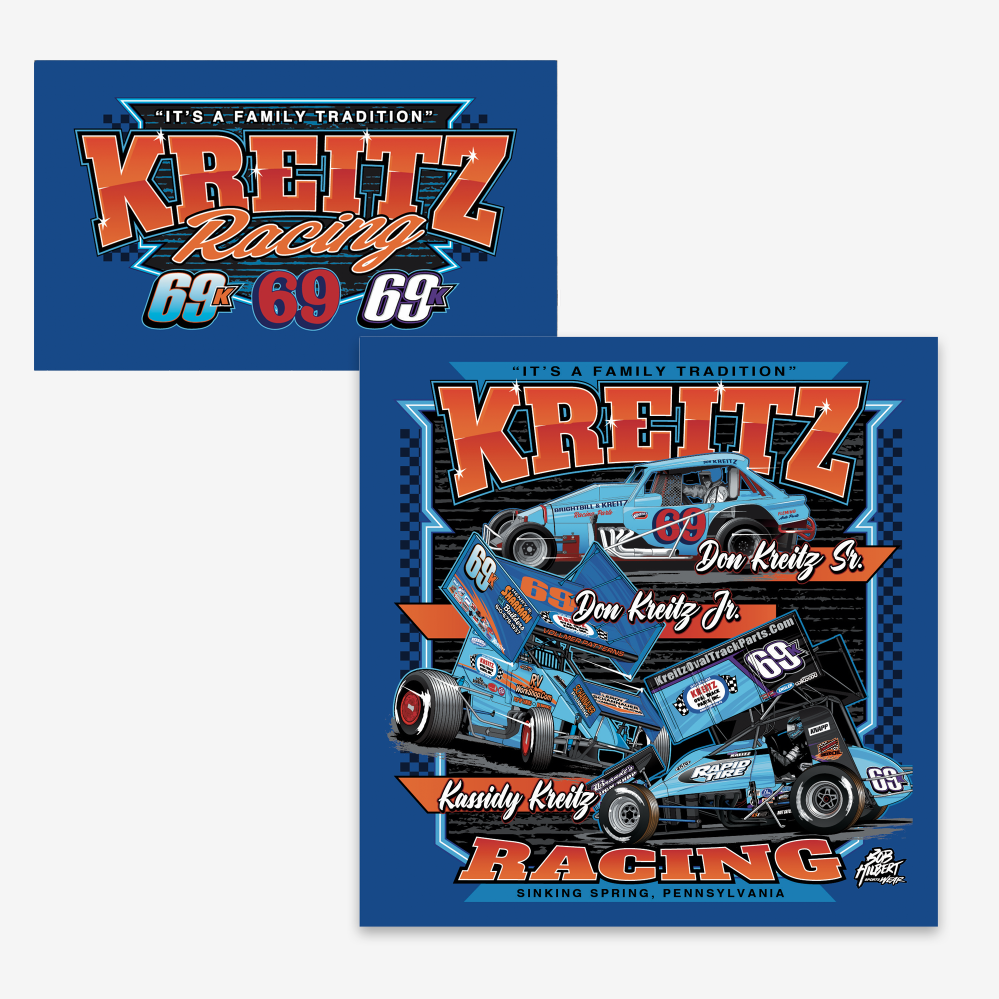 Family Tradition Hoodie - Navy Blue